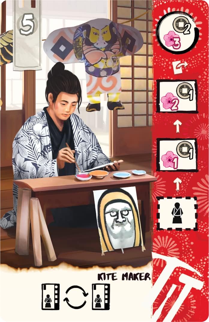 IKI: A Game of EDO Artisans - card artwork