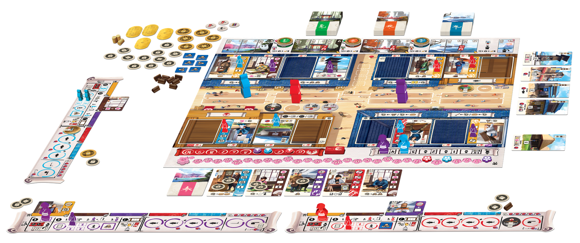 IKI: A Game of EDO Artisans - board
