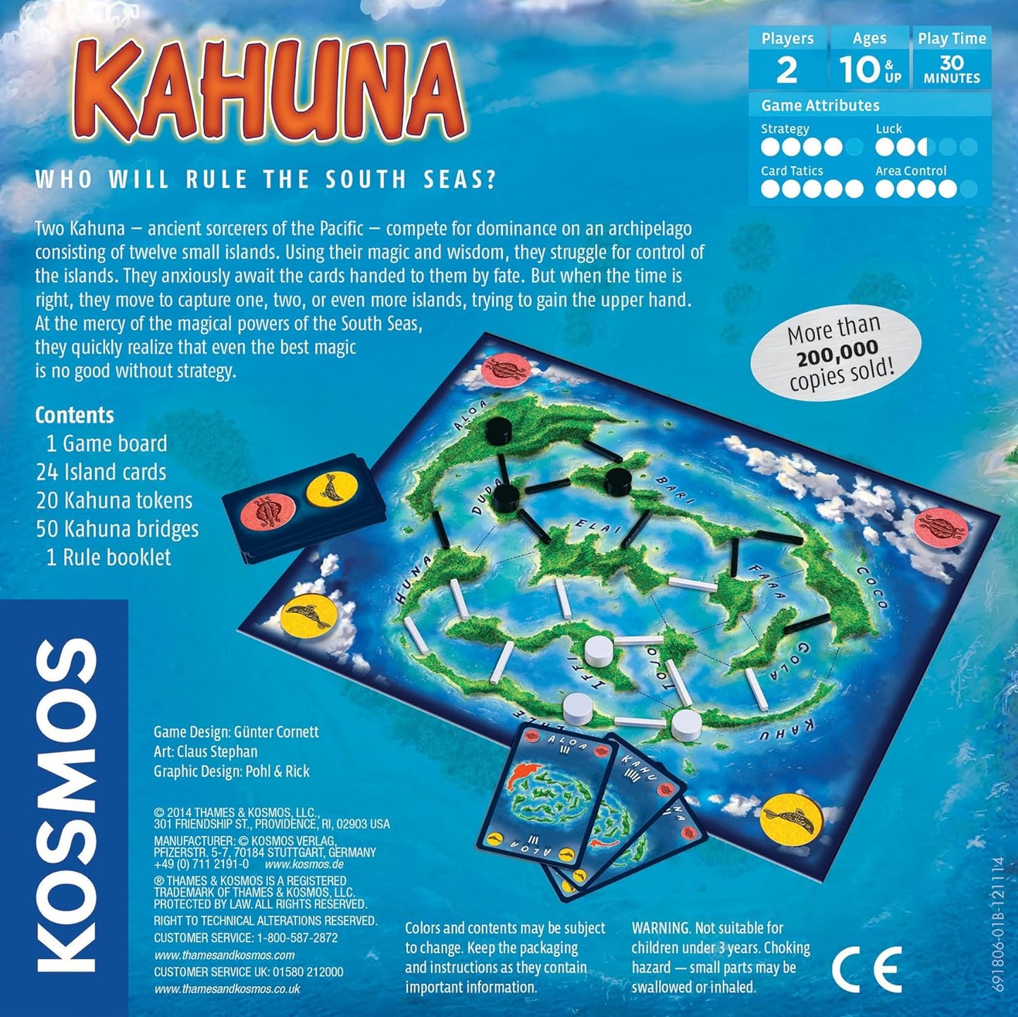 KAHUNA card game by KOSMOS. Sold by Board Hoarders