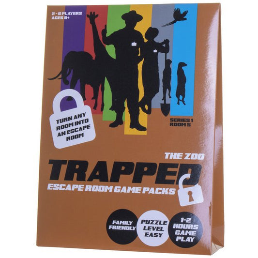 Trapped Escape Room Game - Zoo Golden Bear