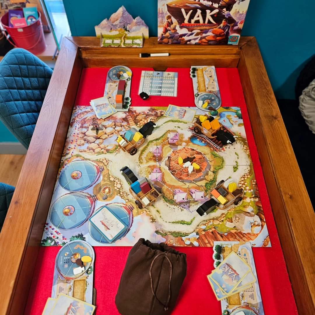 Yak board game at boardhoarders game night