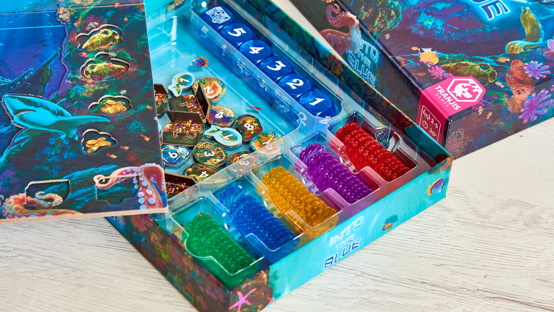 Into The Blue - Reiner Knizia game. FunnyFox