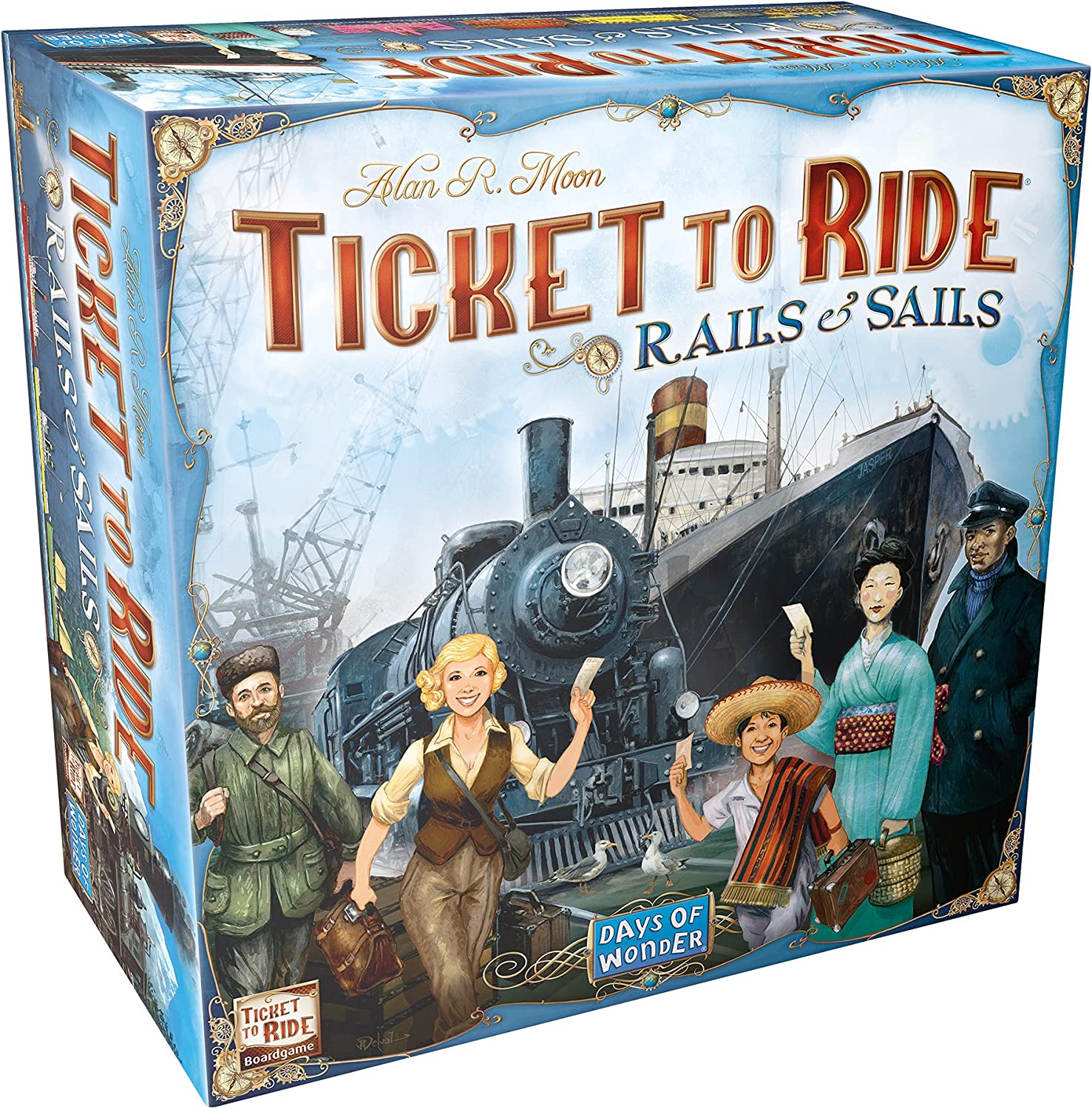 Days of Wonder on sale Ticket To Ride: A Train Adventure Board Game by Alan R. Moon